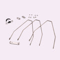 Mudguard stay set incl roller + fittings-  Rear L version