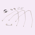 Mudguard stay set incl roller + fittings-  Rear L version