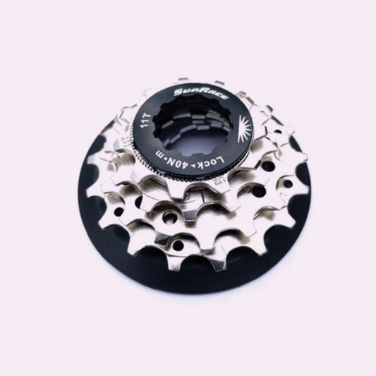 Brompton Sprocket set (4-spd) incl chain guide disc 3/32' 9-spline - 11/13/15/18T