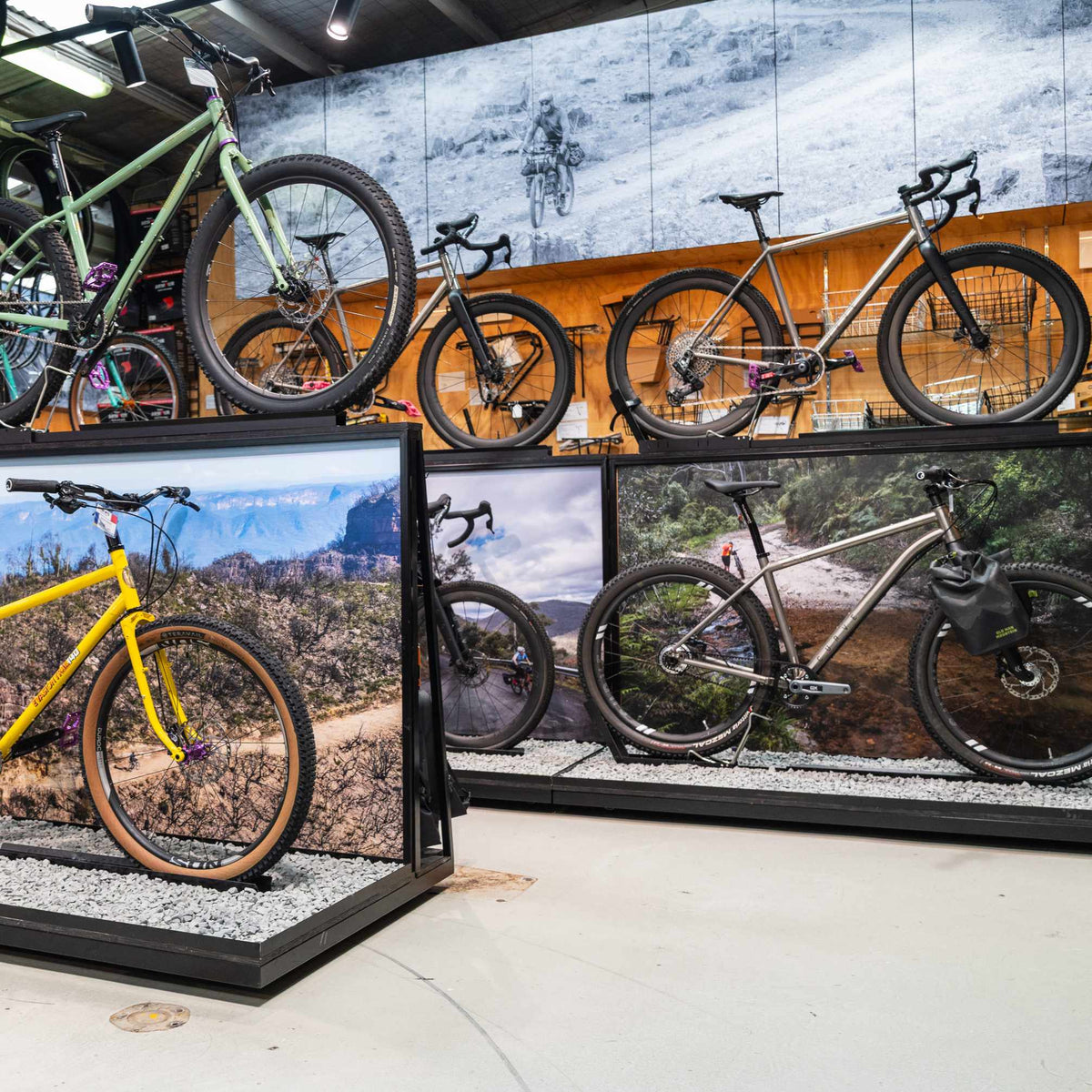 Decimal Bikes store display