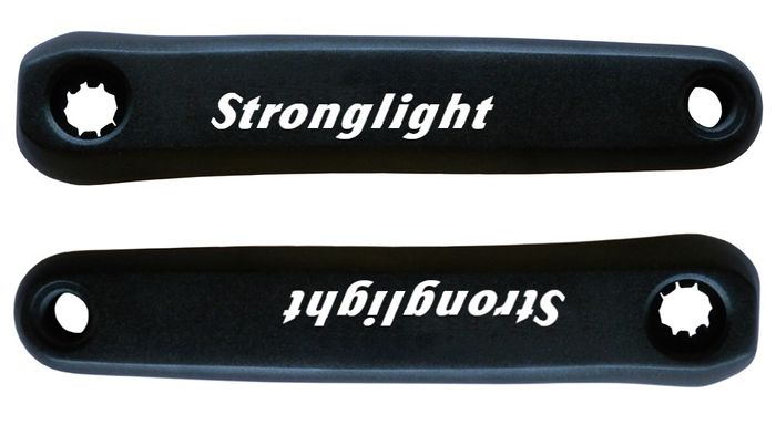 Stronglight Bosch Gen3 E-Bike Cranks 170mm 10mm offset Black (Mini ISIS)
