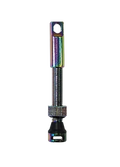 Tubeless valve, oil slick, with integrated valve core remover (single)