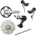 Shimano Cues 1x10 Drop Bar Mechanical Brake Silver Groupset