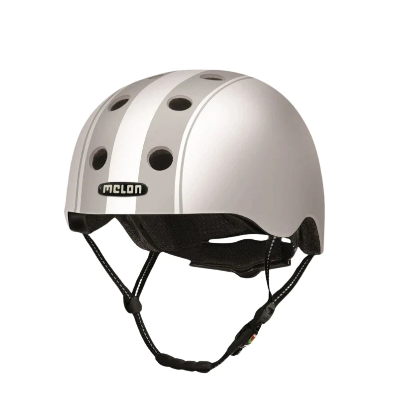 Melon Helmet - Double Grey Stripes