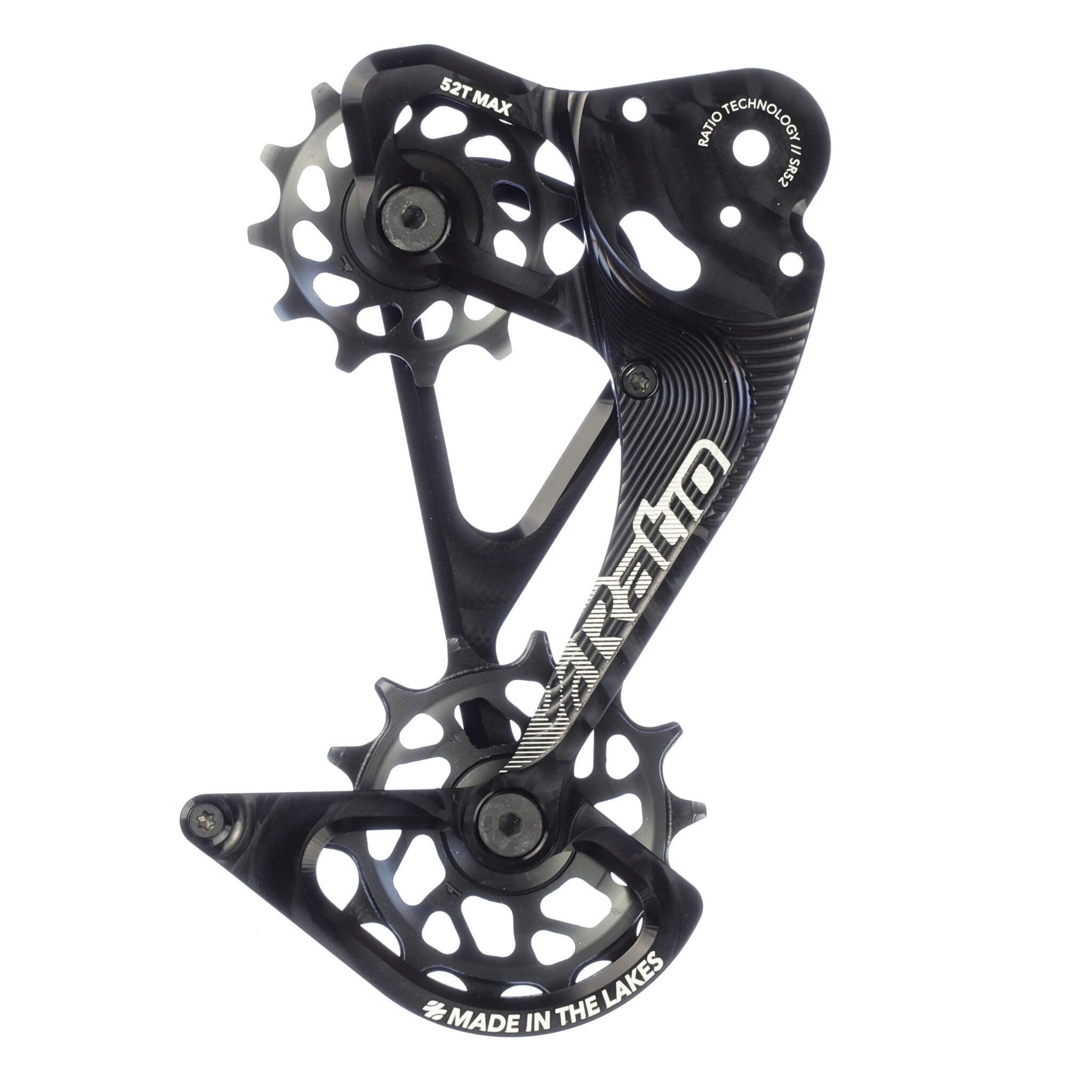Ratio Tech 1x12 Wide Ratchet and Cage Kit Black