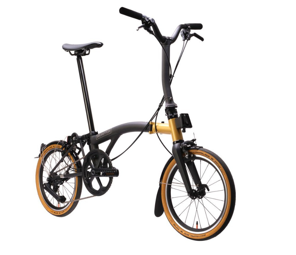 Brompton T Line Ceratech Explore 12-speed Black/Gold