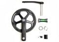 Brompton Superlight Carbon Crankset Black 50T (including BB)