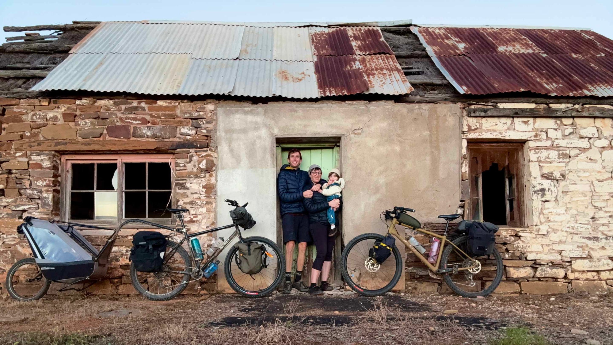 Family bikepacking in the Flinders Ranges