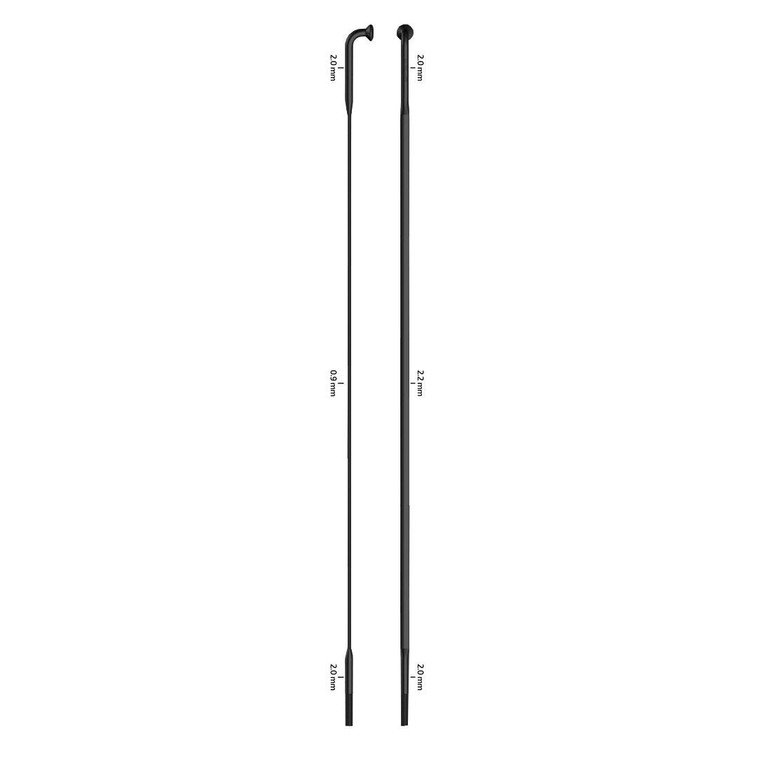 Raggio Sapim Cx-ray inox J-bend 262mm Nero con Nipple alluminio Raggio Sapim Cx-ray inox J-bend 262mm Nero con Nipple alluminio